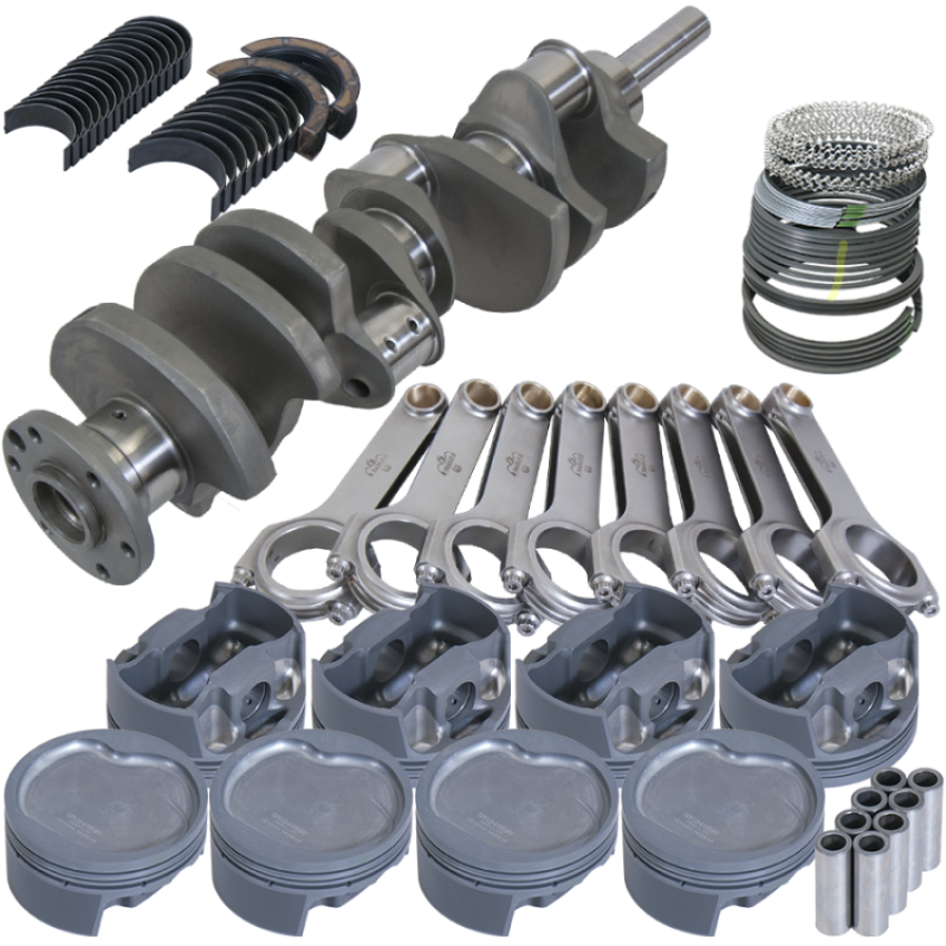 Eagle 15010030 Ford Big Block Forged 4340 4.39in Bore 4.3in Stroke -38cc Inv Dome Pistons Rotating Assy