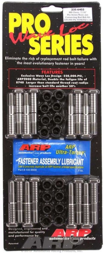 ARP ARP235-6403 BBC Rod Bolt Kit - 7/16 Pro-Series