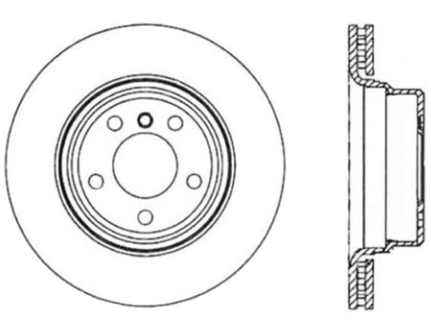 Stoptech 127.34109R Slotted & Drilled Sport Brake Rotor