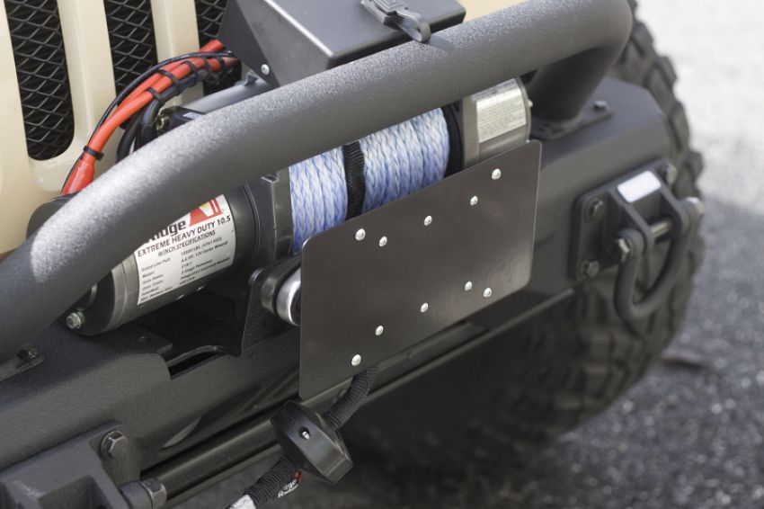 License Plate Mounting B racket for Hawse Fairlea