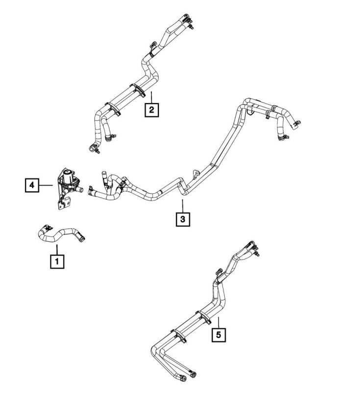 Mopar 52014892AC VALVE, Coolant 3 Way