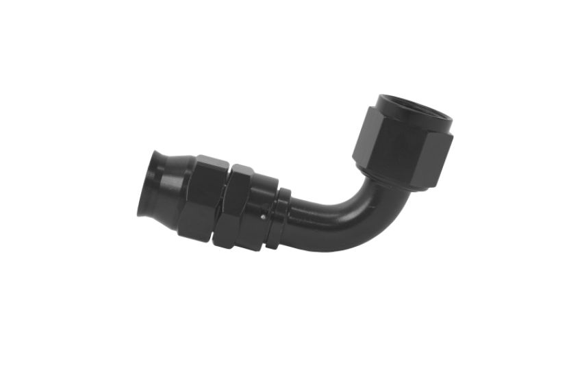 Aeromotive 15358 PTFE Hose End - AN-10 - 90 Deg - Black Anodized