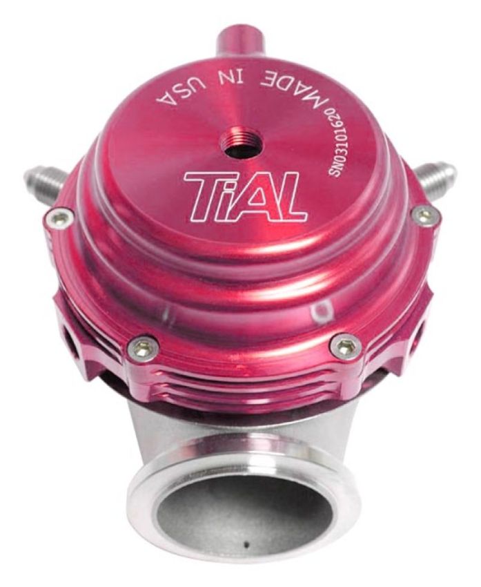 TiALSport MVR Wastegate 44mm 14.5 PSI w/V-Band Clamps - Red