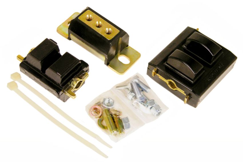 Prothane 7-1909-BL GM Motor & Trans Mount Kit - Black