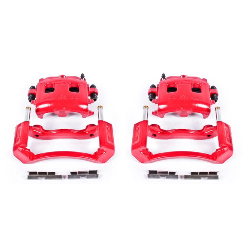 PowerStop S4832 Red Powder Coated Calipers