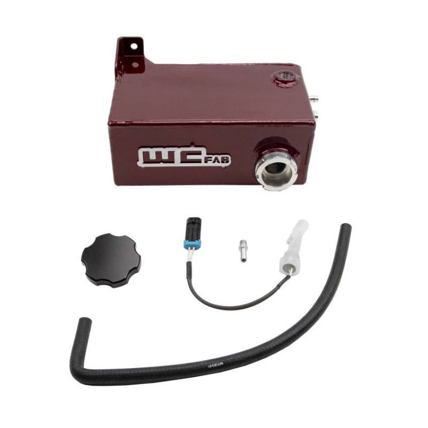 Wehrli WCF100647-FB 11-16 Chevrolet 6.6L LML Duramax OEM Placement Coolant Tank Kit - Flat Black