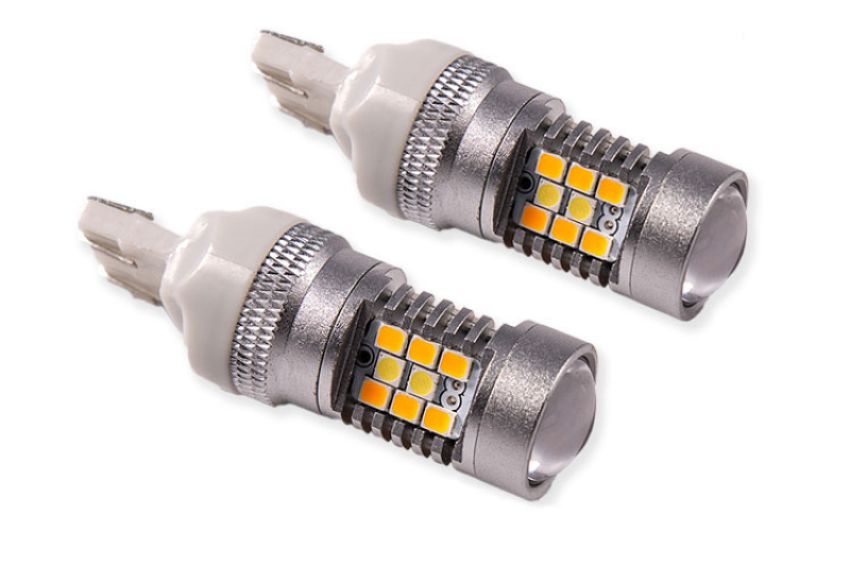Diode Dynamics DD0110P 7443 LED Bulb HP24 LED - Cool - White Switchback (Pair)