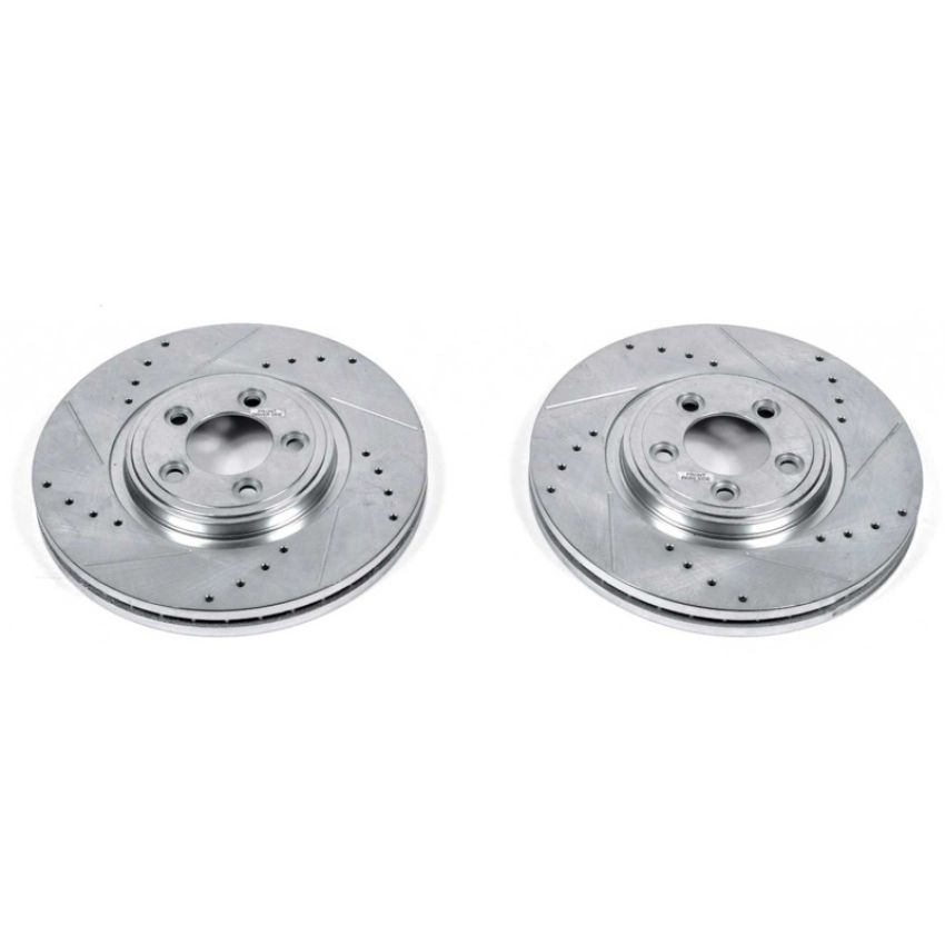 PowerStop EBR1082XPR PowerStop Evolution Performance Drilled, Slotted & Plated Brake Rotor Pair