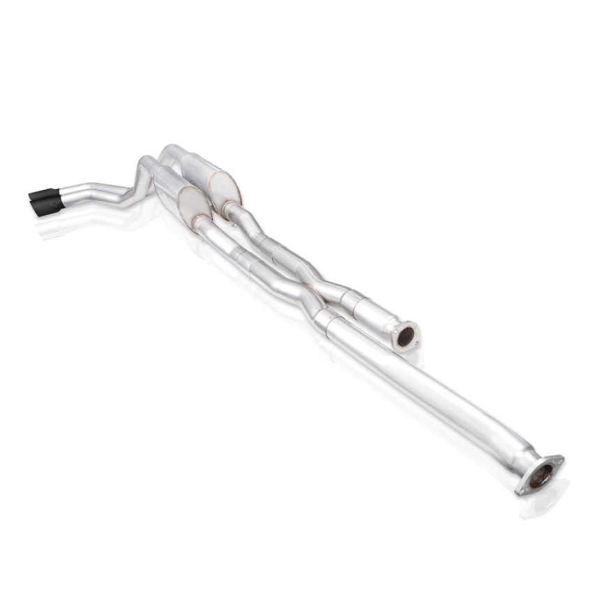 Stainless Works TOYT14CBL-B 2014+ Toyota Tundra 5.7L Legend Series Cat-Back Exhaust w/Black Tips