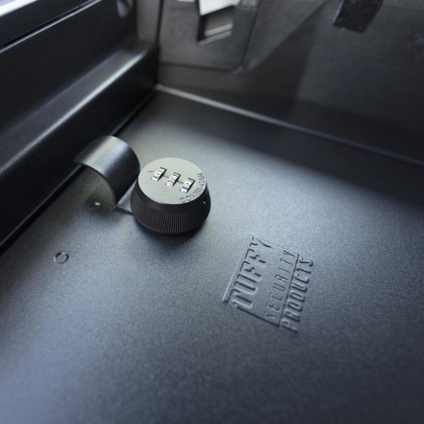 Tuffy Products 317-01-A Tuffy Console Safe W/ Combo Lock For Ford Fseries Flow Thru Console