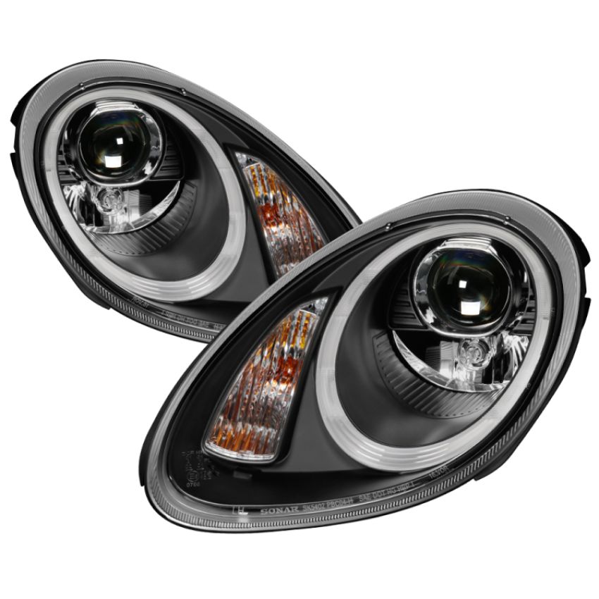 SPYDER 5083197 Projector Headlights - DRL LED - Black