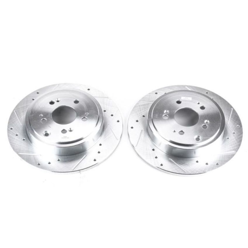 PowerStop JBR985XPR PowerStop Evolution Performance Drilled, Slotted & Plated Brake Rotor Pair