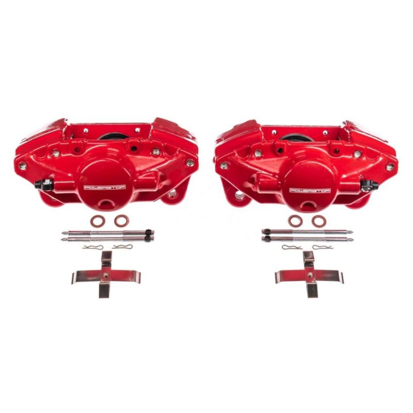 PowerStop S6264 Red Powder Coated Calipers