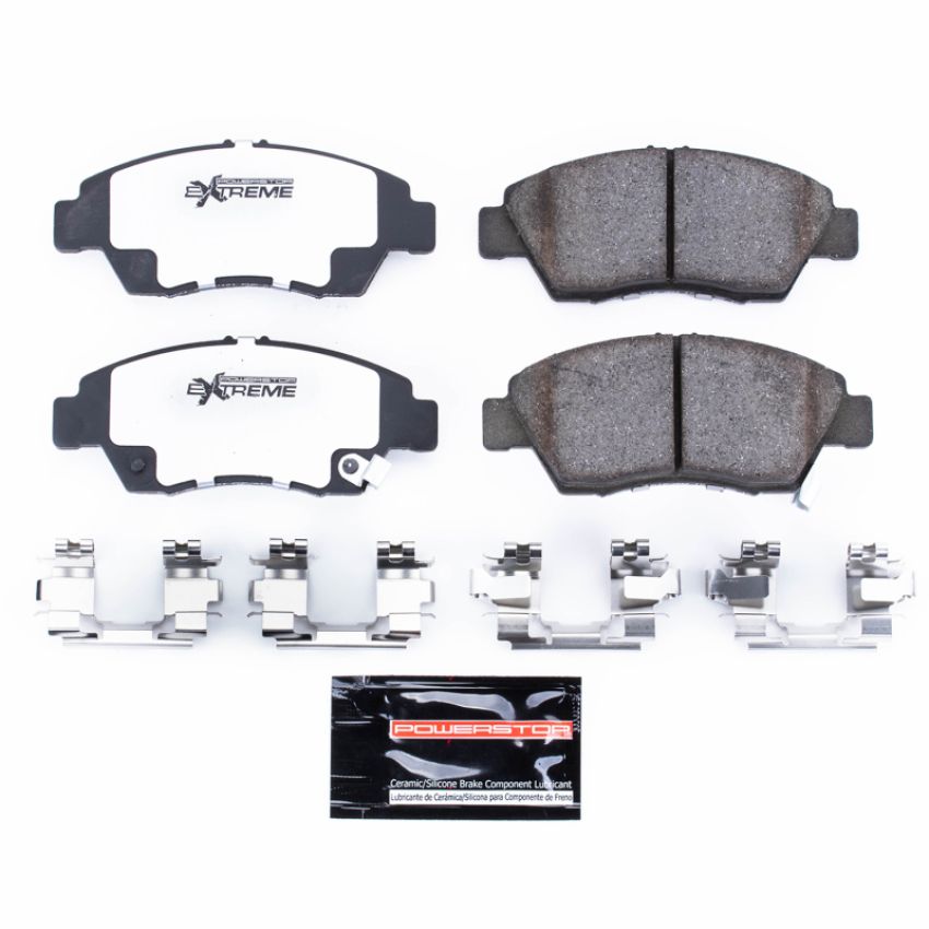PowerStop Z26-621 PowerStop - Z26 Performance Carbon-Fiber Ceramic Brake Pads with Hardware Kit