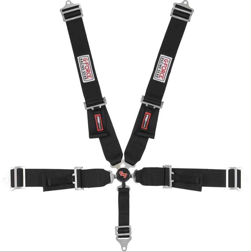 G-FORCE GFR7000BK Indivd. Shoulder Harness Pull-Down C/L Pro Series