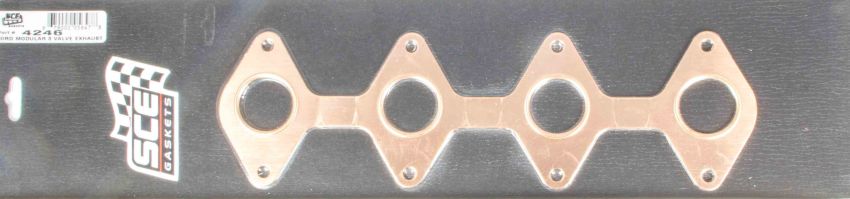 SCE GASKETS 4246 PRO COPPR EMBSSD EXH. FORD MODULAR 4.6/5.4L 3v