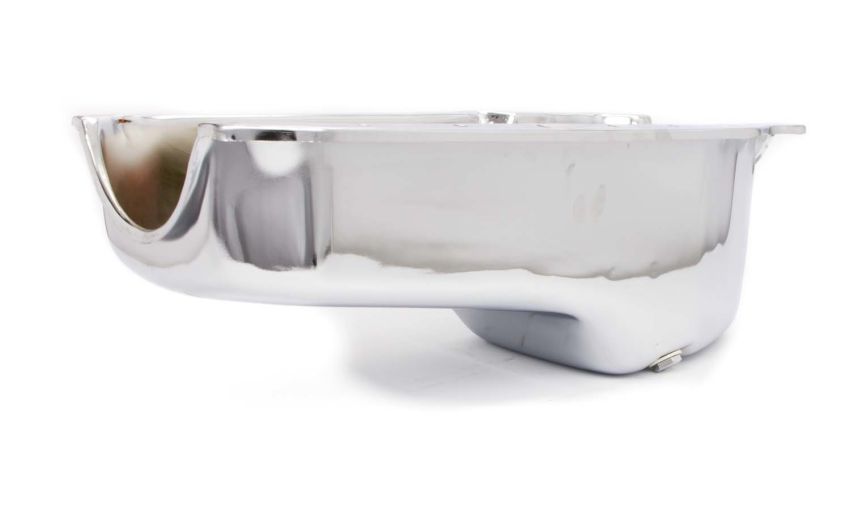 RACING POWER CO-PACKAGED RPCR9414 86-   SBC Steel Stock Oil Pan Chrome