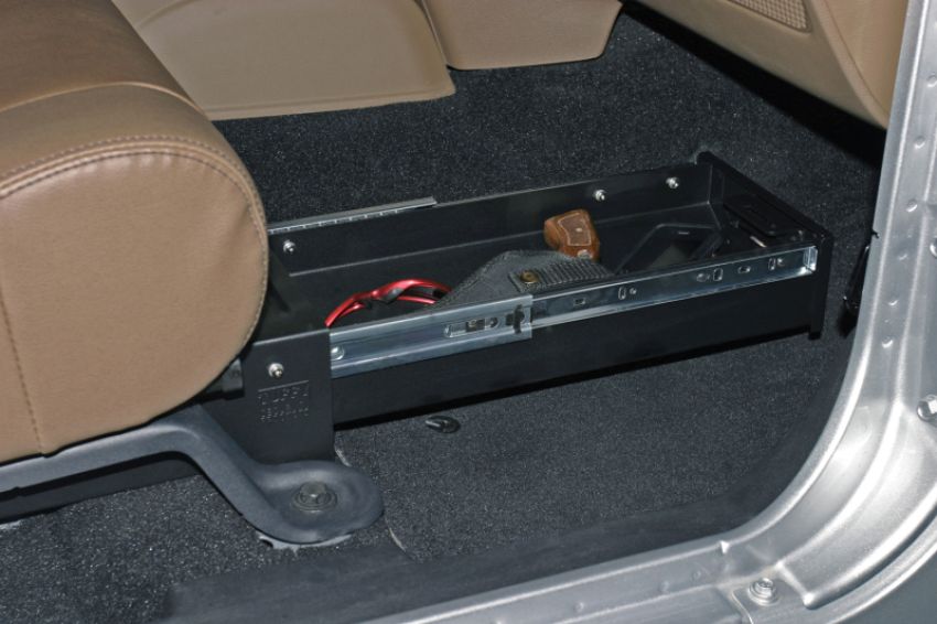 Tuffy Products 293-01 Tuffy Jeep Wrangler Jk Underseat Drawer Passenger W/ Keyed Lock