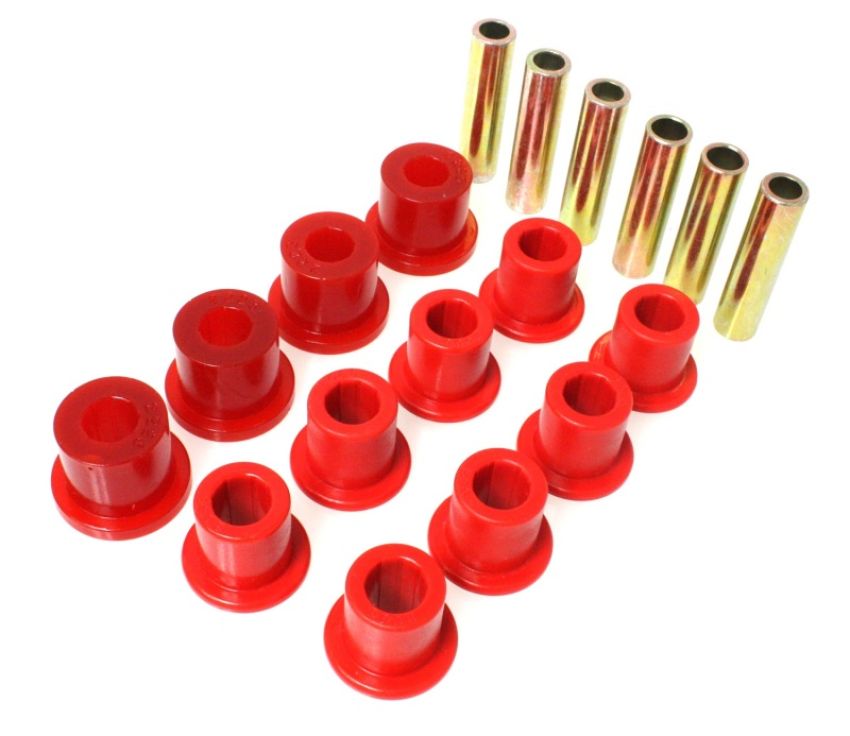 Energy Suspension 2.2119R Jeep Spring Bushing Set - Red