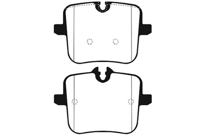 EBC Brakes DP32320C Redstuff Ceramic Low Dust Brake Pads