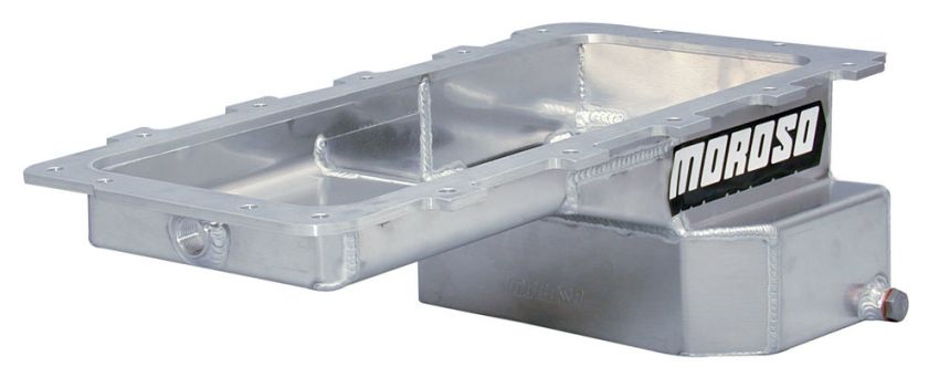 MOROSO MOR20555 Ford 4.6/5.4L Fab. Alum. Oil Pan w/Kick-Out Sump