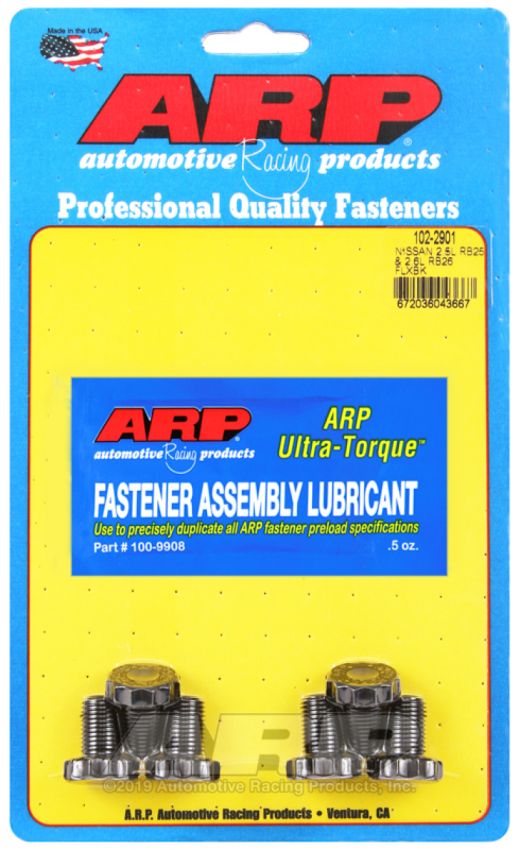 ARP 102-2901 Nissan 2.0L RB25 and 2.6L RB26 Flexplate Bolt Kit