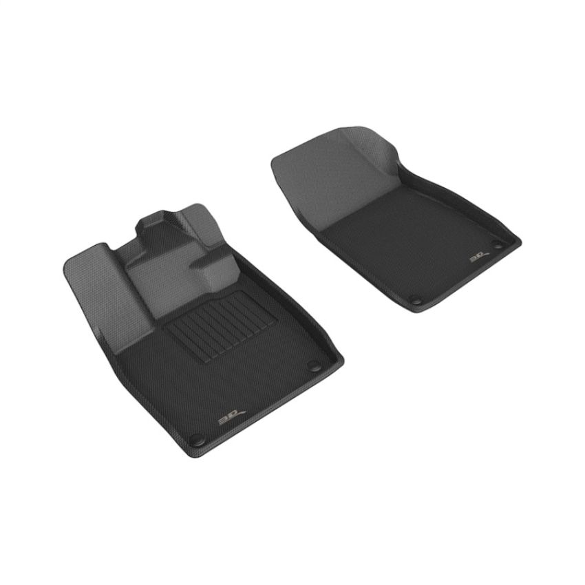 3D MAXpider L1AD07911509 22-24 Audi Q4 E-TRON / 22-24 Audi Q4 E-TRON Sportba Kagu 1st Row Floormats - Black