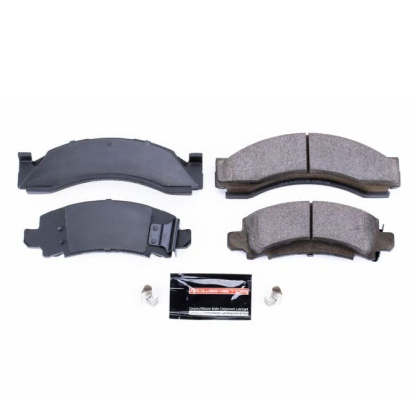 PowerStop Z23-149 PowerStop - Z23 Daily Driver Carbon-Fiber Ceramic Brake Pads with Hardware Kit