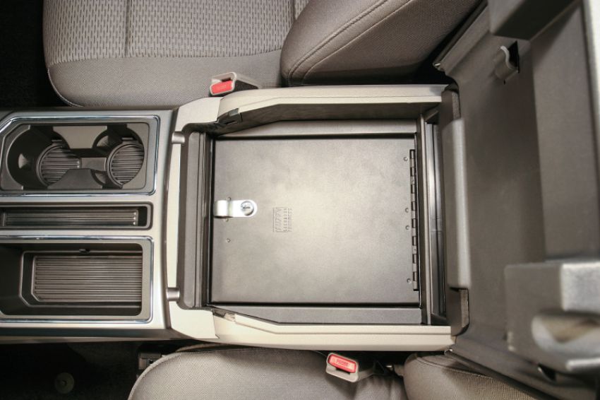Tuffy Products 317-01 Tuffy Console Safe W/ Key Lock For Ford Fseries Flow Thru Console