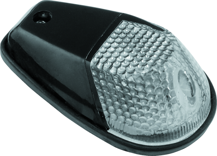 BikeMaster 261390 Marker Light Universal Flush Mount Clear/Black