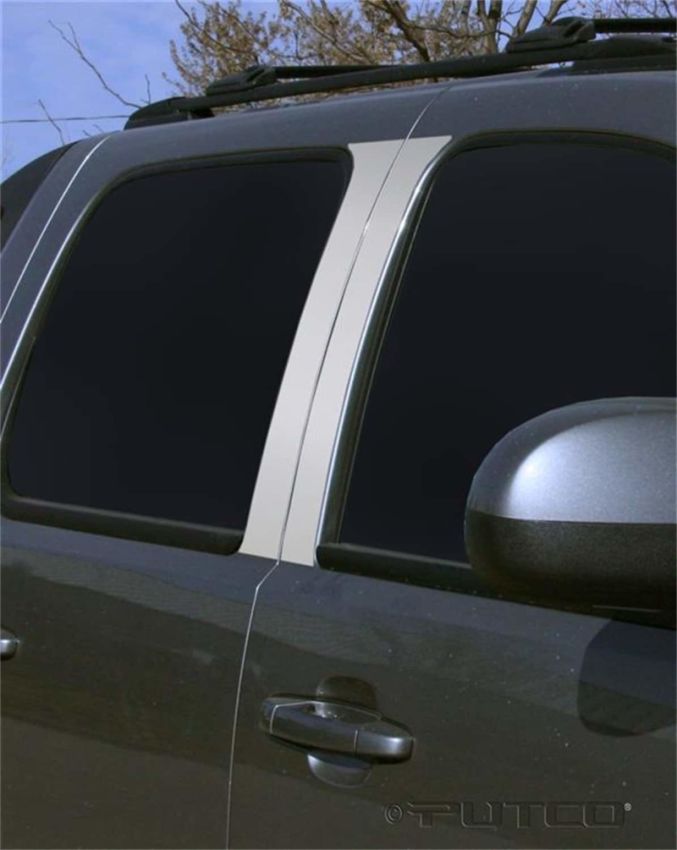 Putco 402609 07-13 Chevy Avalanche - 4pcs Stainless Steel Pillar Posts Classic