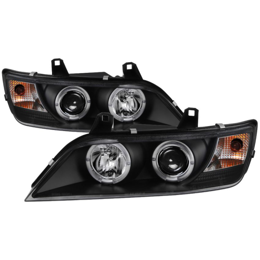 SPYDER 5009081 Projector Headlights - LED Halo - Black
