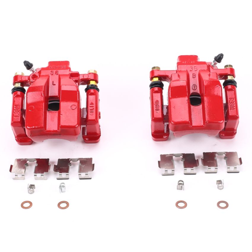 PowerStop S6992 Red Powder Coated Calipers