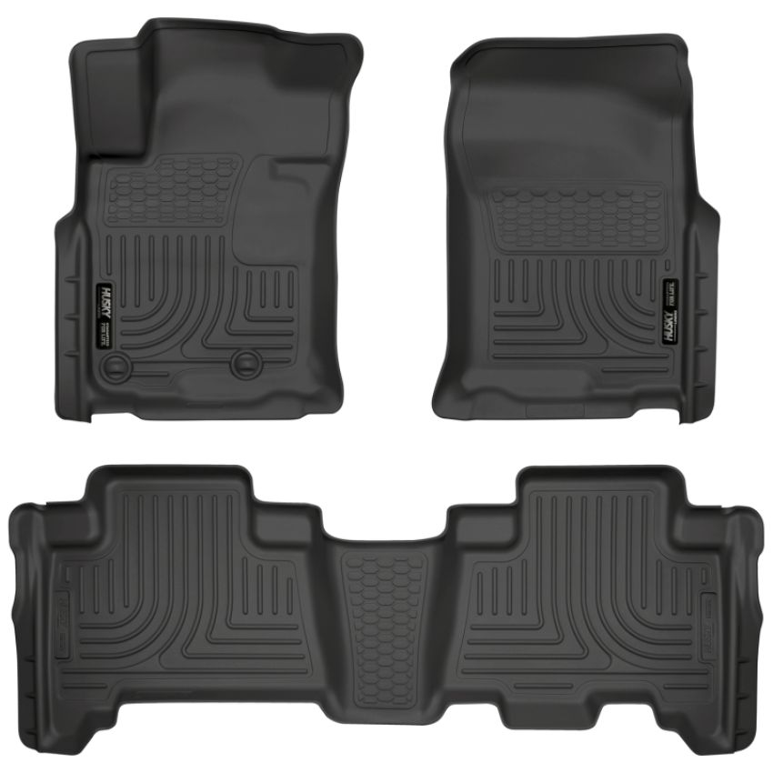 HUSKY LINERS HSK98571 10-13 Lexus GX460 Front/ 2nd Floor Liners Black