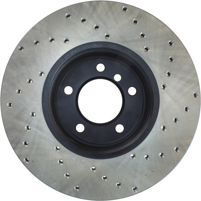 Stoptech 128.34070CR 09-10 BMW 535i xDrive Sportstop Cryo Cross Drilled Front Right Rotor