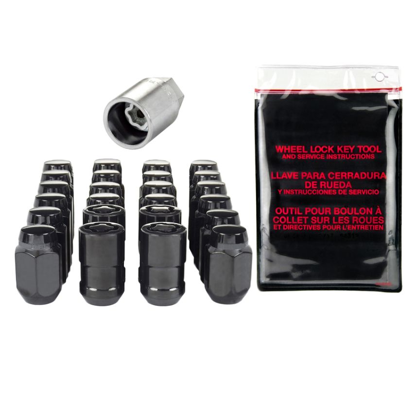 McGard (84658 12X1.5 MCG 6 LUG INSTALLATION KIT, BLACK (13/16 HEX)-OAL 1.5