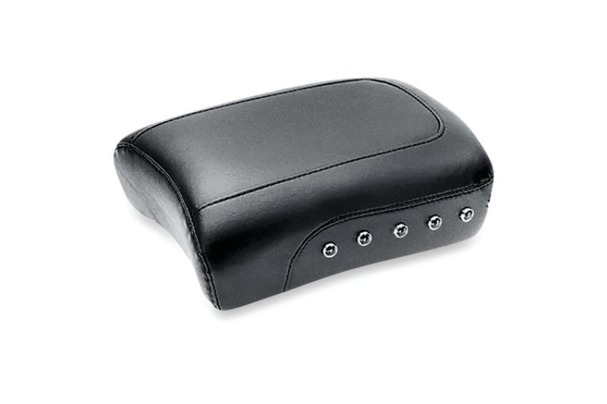 Mustang Motorcycle 75539 Mustang 08-21 Harley Electra Glide, Rd Glide,Rd King,Str Glide Touring Pass Seat w/ Studs -Black