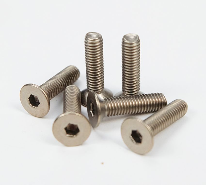 NRG SWS-100TI Titanium Silver Steering Wheel Screw Kit Upgrade- Conical