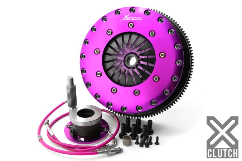 XCLUTCH XKNI23683-2G 99-02 Nissan Skyline GT-R 2.6L 9in Twin Solid Organic Clutch Kit