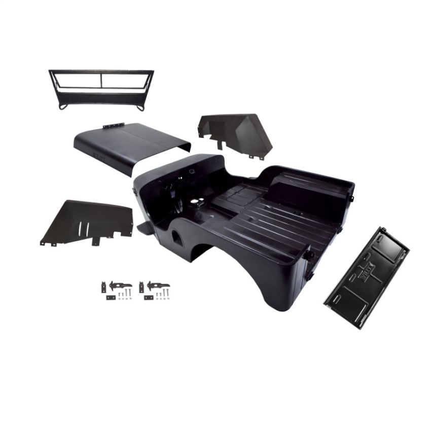 OMIX DMC-673859-2A Body Tub Kit with Willys Script 45-49 Willys CJ2A