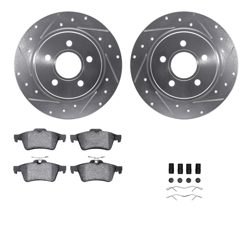 Dynamic Friction 7612-27035 Rotor Kit