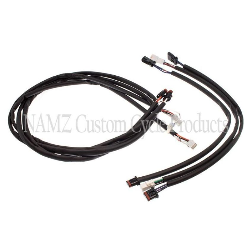 NAMZ NHCX-RK18 2018 V-Twin Road King Special Plug-N-Play Complete Handlebar Wiring Harness/Extension Kit