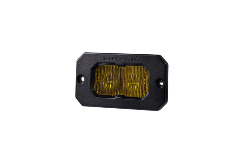 Diode Dynamics DD6433S Stage Series 2 In LED Pod Pro - Yellow Fog Flush ABL Each