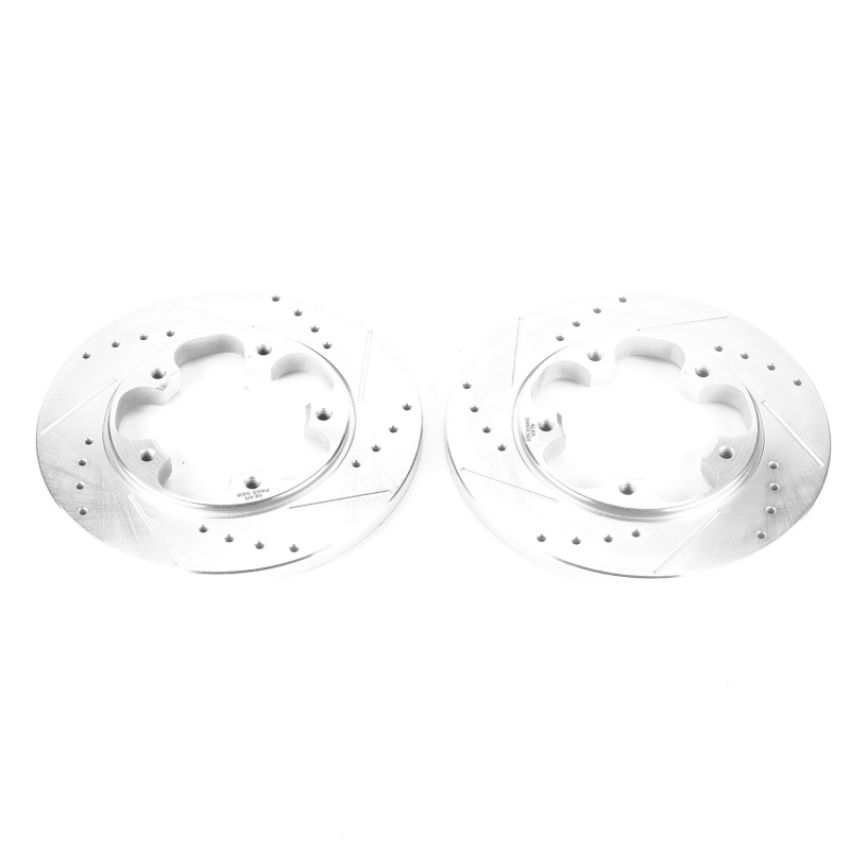 PowerStop AR85175XPR PowerStop Evolution Performance Drilled, Slotted & Plated Brake Rotor Pair