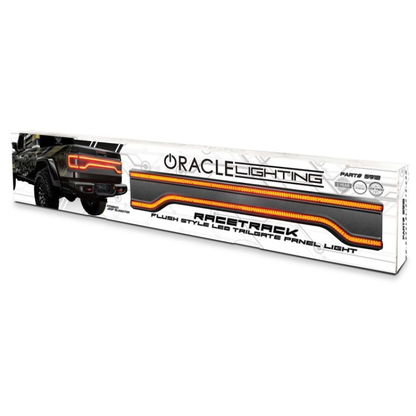 Oracle Lighting 5918-504-T Racetrack Flush Style LED Tailgate Panel Light for Jeep Gladiator JT - Tint Lens