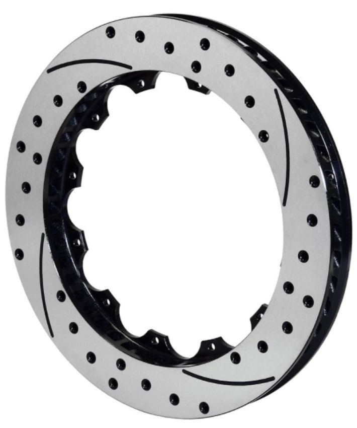 Wilwood 160-7798-BK Rotor-SRP48 SPC-37-RH-BLK-Drill 13.06 x 1.25 - 12 on 8.75in