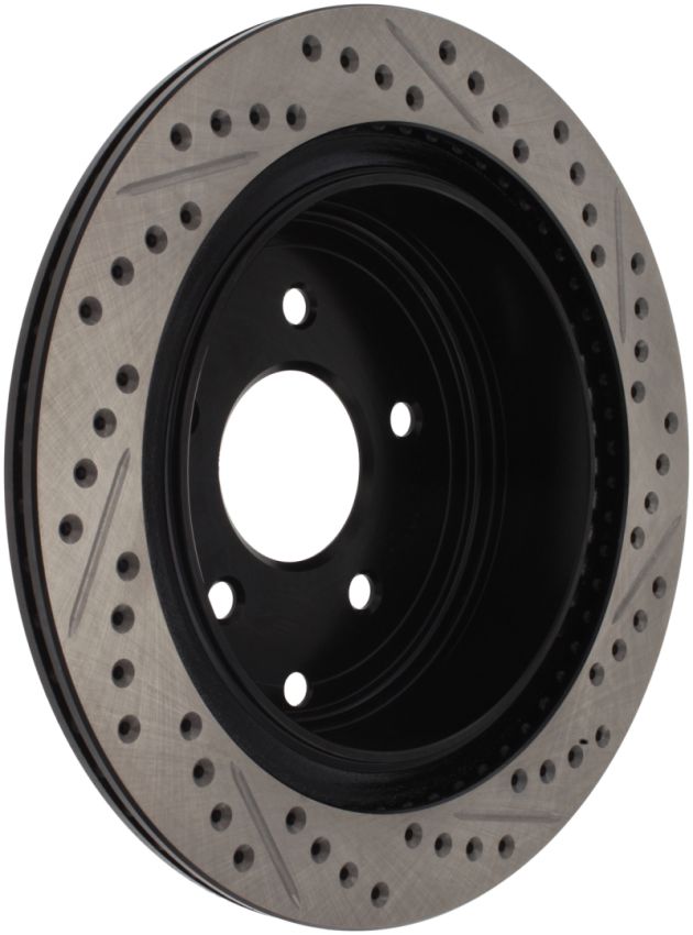 Stoptech 127.42078R Slotted & Drilled Sport Brake Rotor