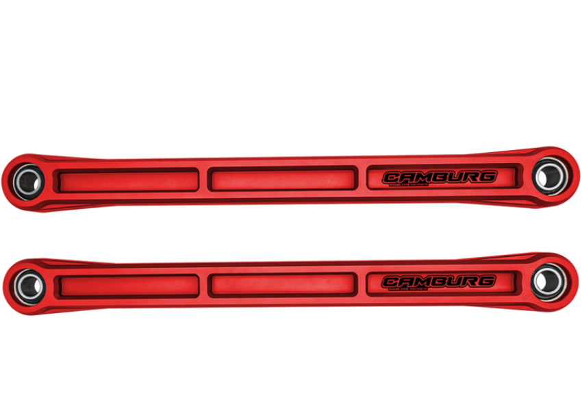 Camburg CAM-120032-RED Ford Bronco 21-23 KINETIK Series Rear Billet Lower Trailing Arm Kit (Red)