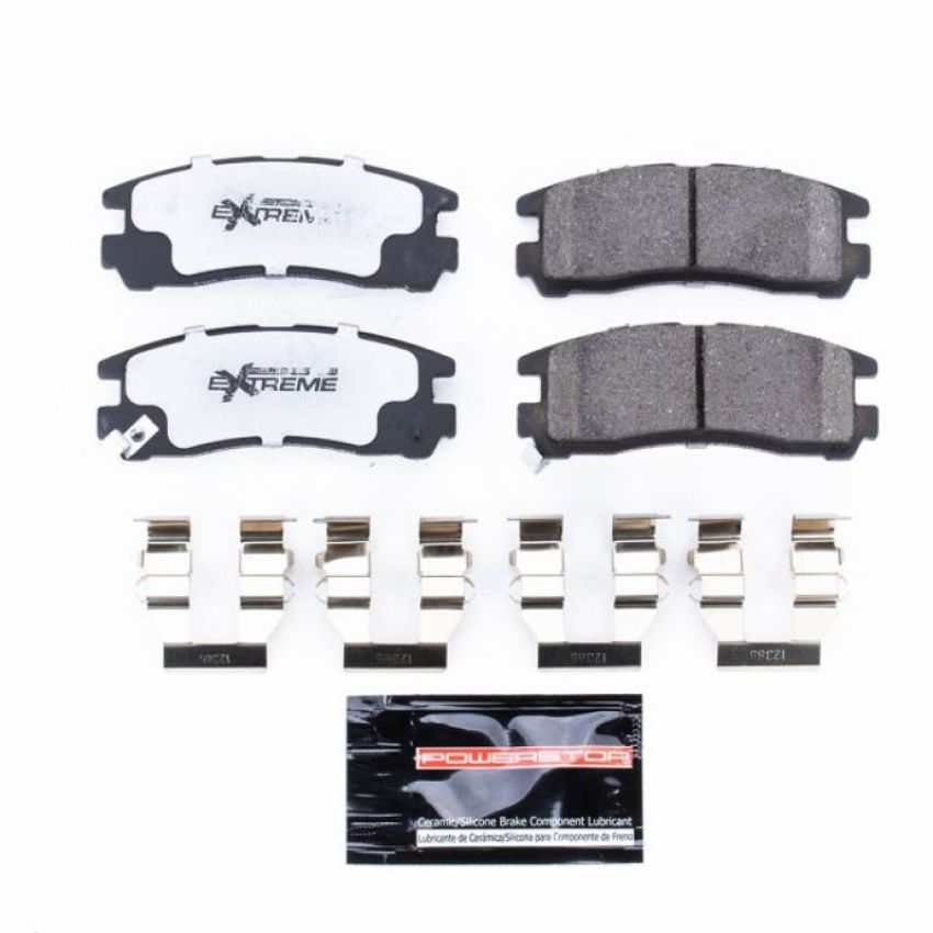 PowerStop Z26-383 PowerStop - Z26 Performance Carbon-Fiber Ceramic Brake Pads with Hardware Kit