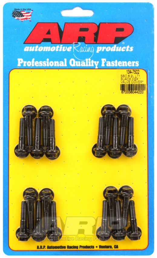 ARP 134-7502 Chevy LT1 6.2L Valve Cover Hex Bolt Kit
